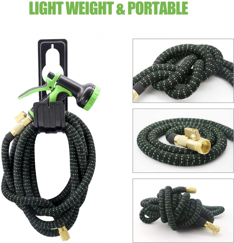 25FT/50FT/75FT/100FT Expandable Garden Hose With Brass Connector